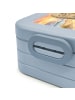 Mr. & Mrs. Panda Bento Box Robbe Pommes Design ohne Spruch in Blau Pastell