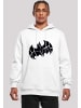 F4NT4STIC Hoodie DC Comics Batman Logo in weiß