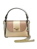Florence Florence Umhängetasche Leder beige, rosa ca. 19cm
