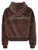 FUBU FUBU Damen FW224-022-1 Signature Rhinestone Fur Jacket brown in brown