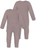 Normani Outdoor Sports Normani Outdoor Sports 2er Pack Baby Merino Strampler „Waverly" in Rosa