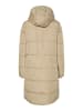 Pieces Wattierte Jacke in Silver Mink
