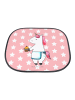 Mr. & Mrs. Panda Sonnenschutz Pkw Einhorn Muffin ohne Spruch in Rot Pastell