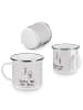 Mr. & Mrs. Panda Tasse Pinguin Beste Omi der Welt mit Spruch in Grau Pastell