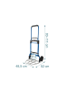 relaxdays Sackkarre in Silber/ Blau - 120 kg