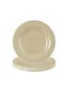 Seltmann Weiden 6er Set Brotteller Beat Color Glaze in ø 17 cm in Sandbeige