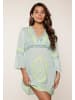 Linga Dore Tunic Tunic in Aqua/lime