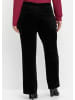 sheego Samthose in schwarz