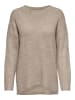 ONLY Warmer Strick Pullover Lockerer Stretch Jumper ONLNANJING in Hellbraun