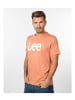 Lee Logo Tshirt in Beige