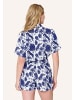 Linga Dore Shortama Shortama in Blue white print