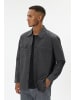 Matinique Overshirts MAdamo Gerade Passform in Medium Grey Melange