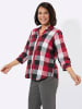 WITT WEIDEN Karo-Bluse in rot-schwarz-kariert