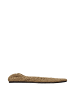 Isabel Marant Gold Stoff Ballerina Flache Schuhe