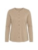 Langarmshirt in steingrau