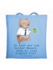 Mr. & Mrs. Panda Tragetasche Beamter Herz mit Spruch in Sky Blue