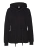 LASCANA Sweatjacke in schwarz