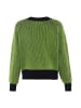 Sookie Damen Sweater in SCHWARZ GRÜN