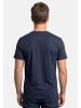 Lerros T-Shirt Basic in Grau / dunkelblau
