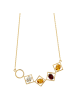 Carolin Stone 925/- Sterling Silber in gelb
