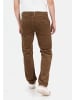 Camel Active Relaxed Fit Cord Chino mit Thermofutter in Braun