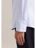 Seidensticker Kelchkragenbluse Slim in Hellblau
