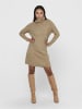 ONLY Strickkleid in Indian Tan