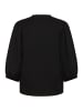 Kaffe Langarm-Bluse KAkatrine Regular fit in Black Deep