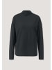 Hessnatur Hessnatur Longsleeve Oversize aus reiner Bio-Merinowolle in schwarz