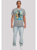 F4NT4STIC T-Shirt DC Comis Superhelden Batman TV Serie Dynamic Duo in grau meliert