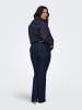 ONLY Carmakoma Flared fit jeans in Dark Blue Denim