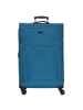 D&N Travel Line 9204 - 4-Rollen-Trolley L 76 cm (schwarz) in blau