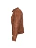 MADDOX Lederjacke Lammnappa in Cognac