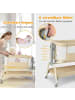 COSTWAY 4 in 1 Babywiege in Beige