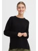 Oxmo Strickpullover OXMilla 21800084-ME  Strickpullover mit Strukturmuster in Schwarz
