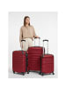 Wenger Amplar Evo 4 Rollen Kofferset 3-teilig mit Dehnfalte ruby