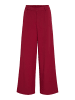 Vila Stoff Hose High Waist Wide Leg VIVARONE in Rot