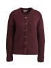 Smith&Soul Hairy Knit Bomber in Bordeaux