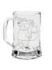 Mr. & Mrs. Panda Bierglas Widder Astologie ohne Spruch in Transparent