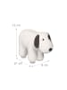 relaxdays 2 x Spardose "Hund" in Schwarz-Weiß - (B)21 x (H)12 x (T)9 cm