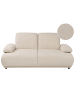 Beliani 3-Sitzer Sofa NACKA in Beige/Braun - (W) 211 x (H) 89 x (L) 110 cm