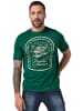 JP1880 Kurzarm T-Shirt in mittelgrün