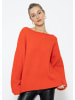 SASSYCLASSY Oversize Strick-Pullover in Orange