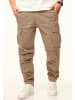 DAILY COTTON Cargohose - als Stoffhose mit Stretch im Tapered Fit in Beige