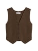 Marc O'Polo DENIM DfC Strickweste regular in Hazelnut Brown