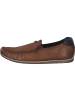 Bugatti Sportliche Slipper in cognac