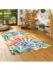 Pergamon Designer Teppich Faro Tropical Bunte Zweige in Bunt