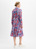 Franco Callegari Kleid in marine mehrfarbig - 0001