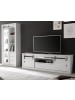 Furn.Design Wohnwand weiß Hochglanz 2-teilig 309 x 201 cm, Wohnkombination mit Soft-Close