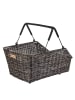BASIL Hinterradkorb "Cento Rattan Look MIK 2.0" in braun